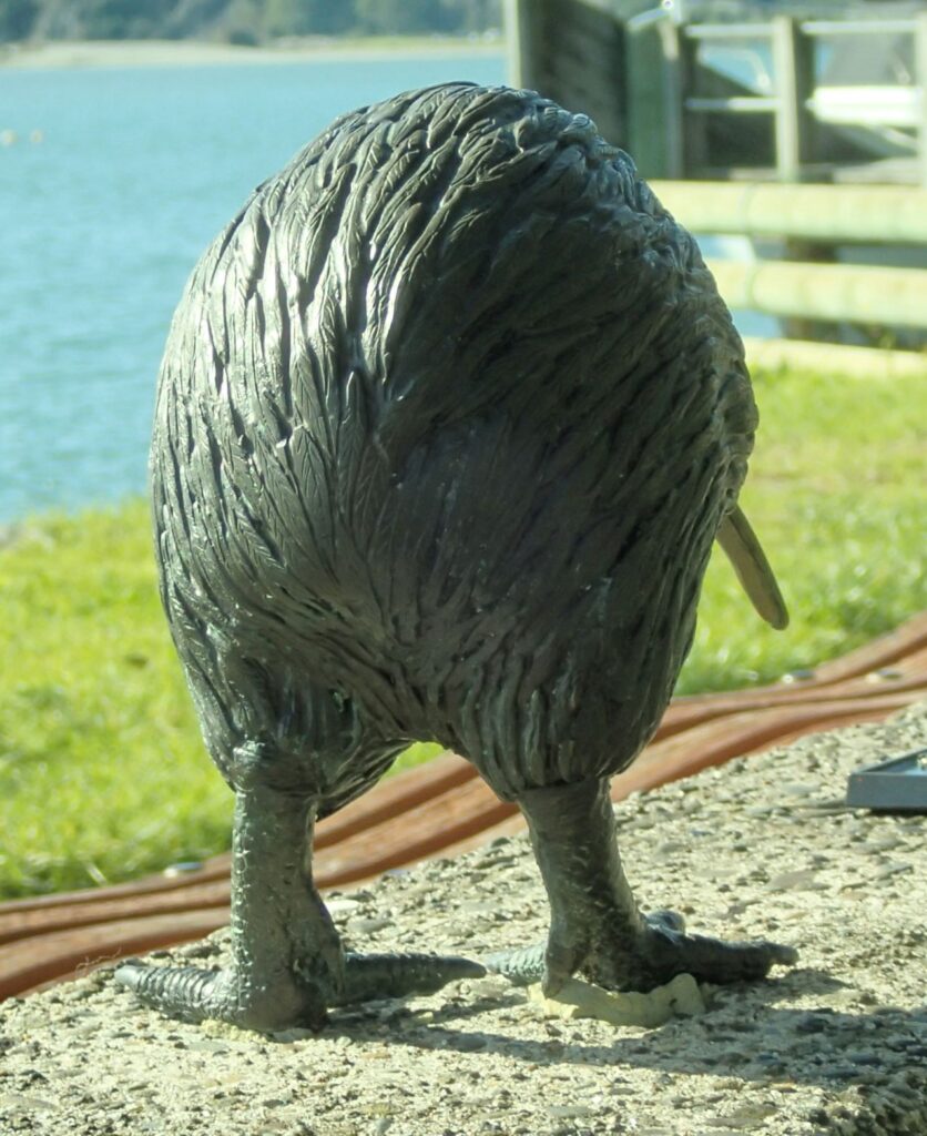 Whakatane kiwi statue