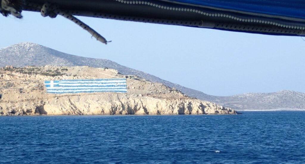 Arriving in Greece by boat