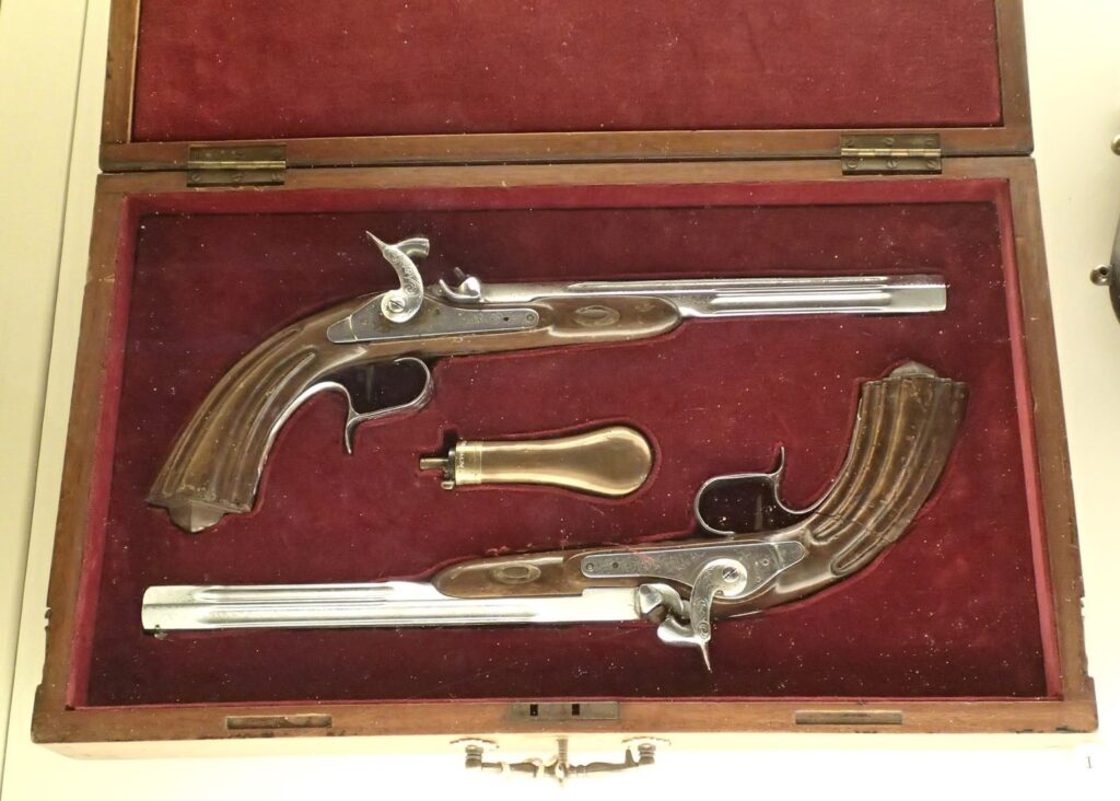 Dueling pistols, Spain