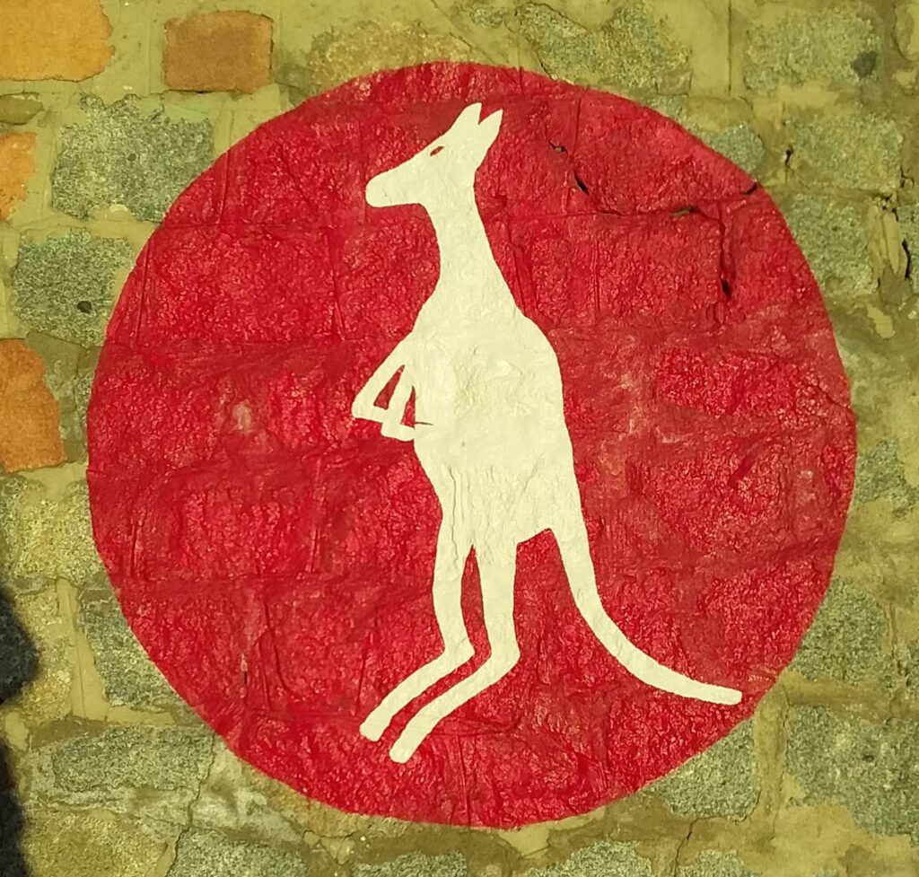 Kangaroo Painting Italy
