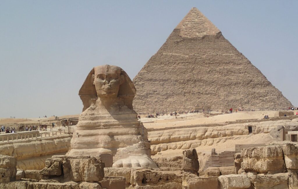 Pyramids of Giza and Sphinx