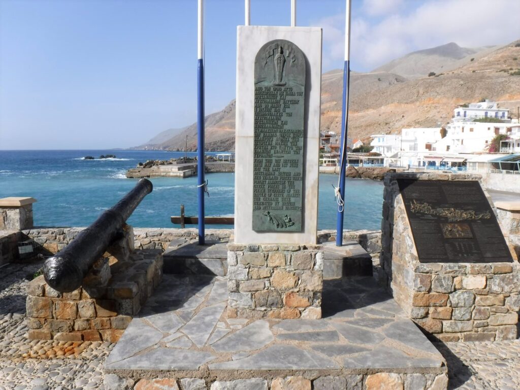 Memorial Hora Sfakia Battle of Crete