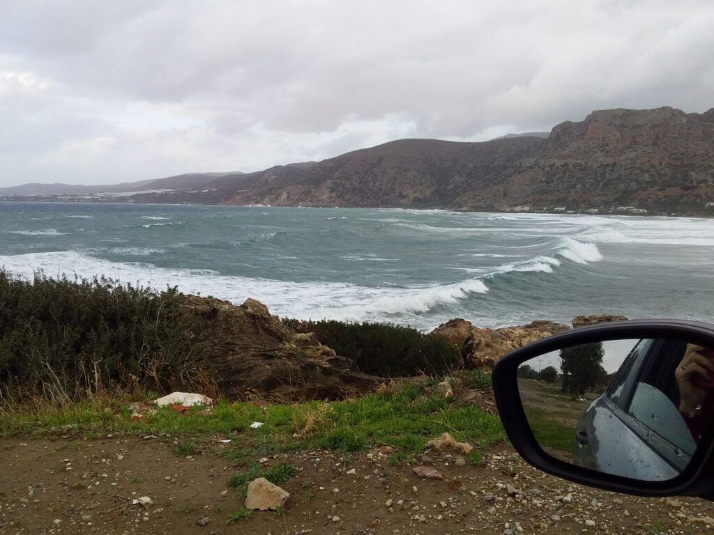 Stormy sea, Crete