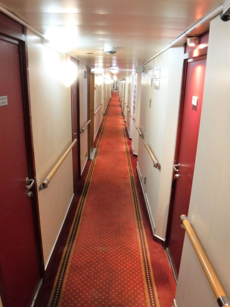 Corridor, ferry to Athens