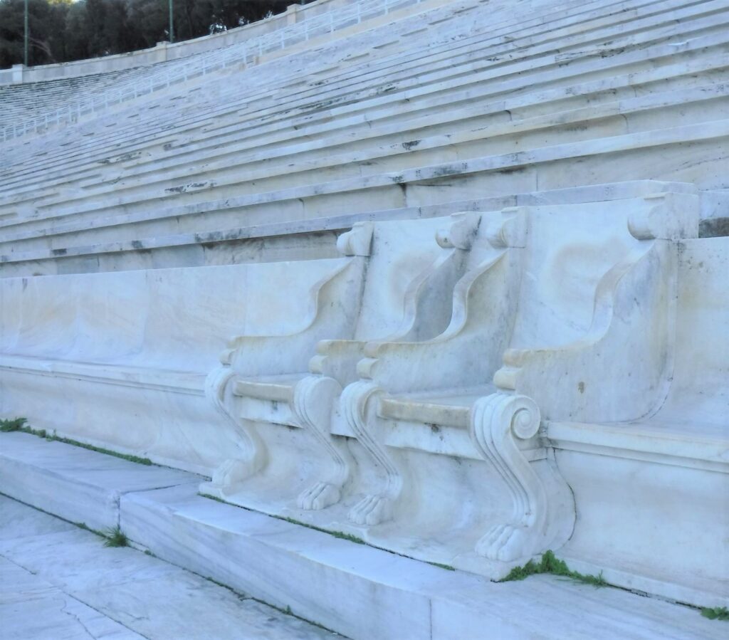 Royal Thrones Panathenaic Stadium Athens
