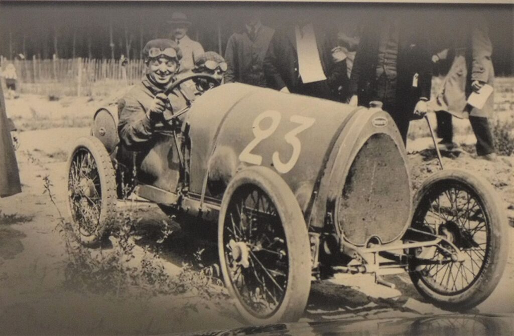 Bugatti racing car