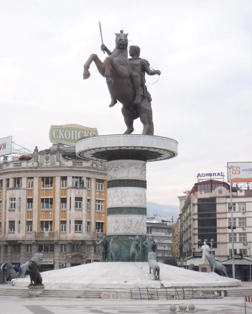 Alexander the Great the Statues of Skopje