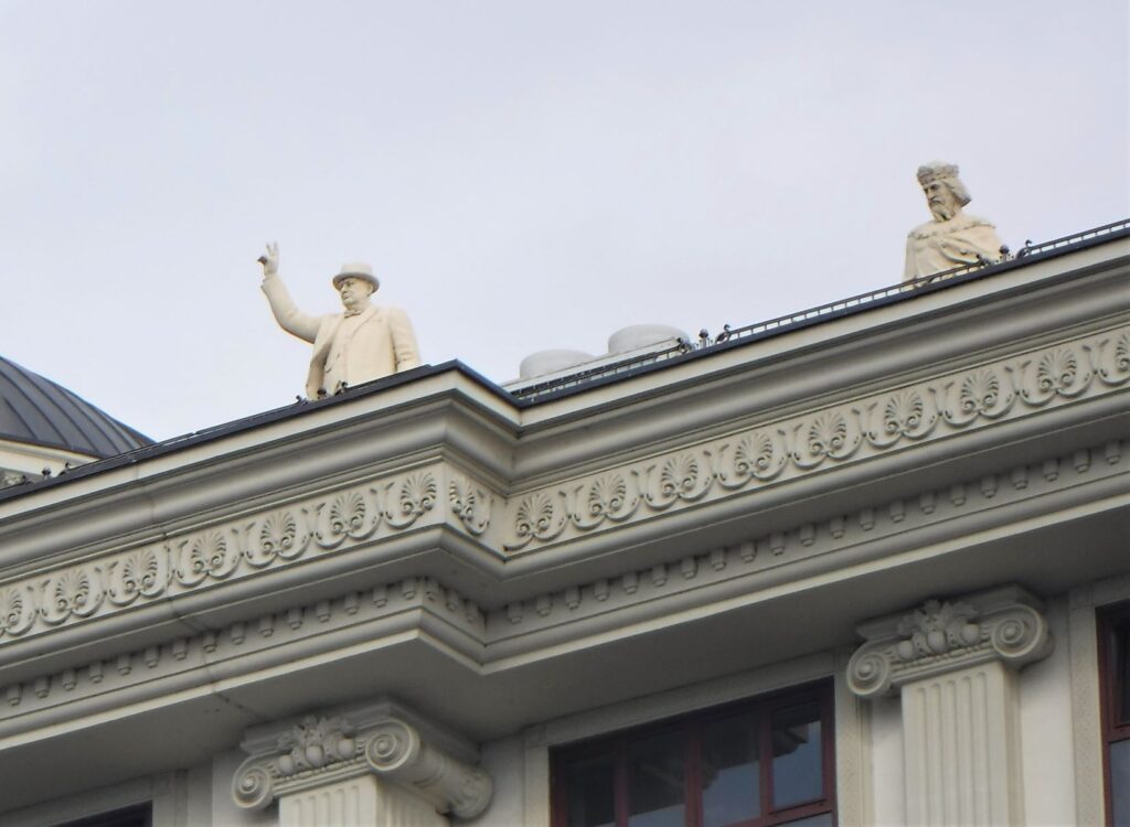 Winston Churchill statue Skopje