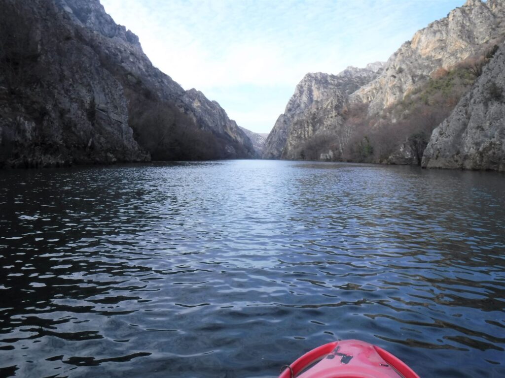 Paddling Matka Canyon Skopje