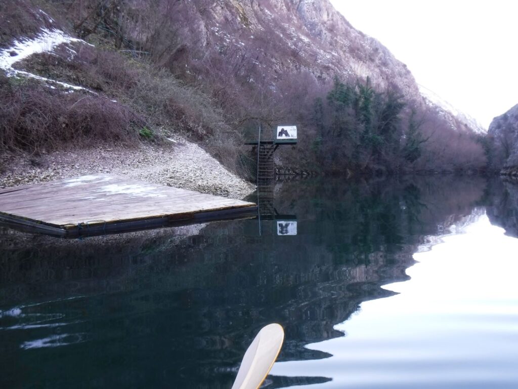 Paddling Matka Canyon Skopje