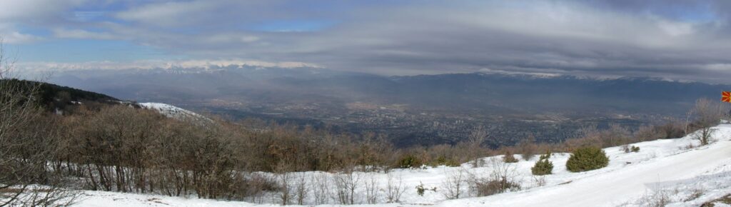 View from Mount Vodno Skopje