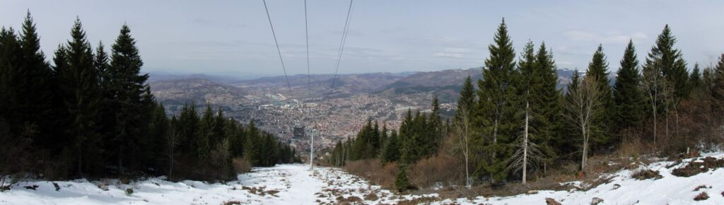 view from Sarajevo