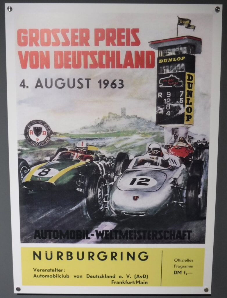 German Grand Prix 1963 poster